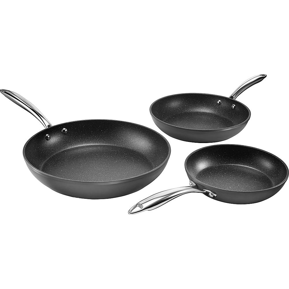 3 Piece Cookware Frying Pan Set