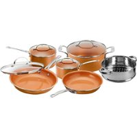 Gotham Steel - 10-Piece Cookware Set - Brown - Angle_Zoom