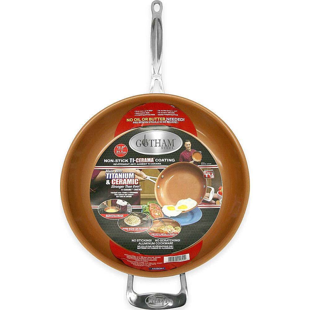 Best Buy: Gotham Steel 12 Electric Skillet Copper/Black 2172