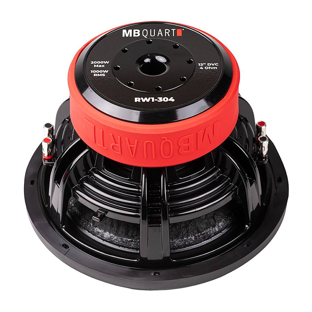 Back. MB Quart - Reference 12" Dual-Voice-Coil 4-Ohm Mobile Subwoofer - Black.