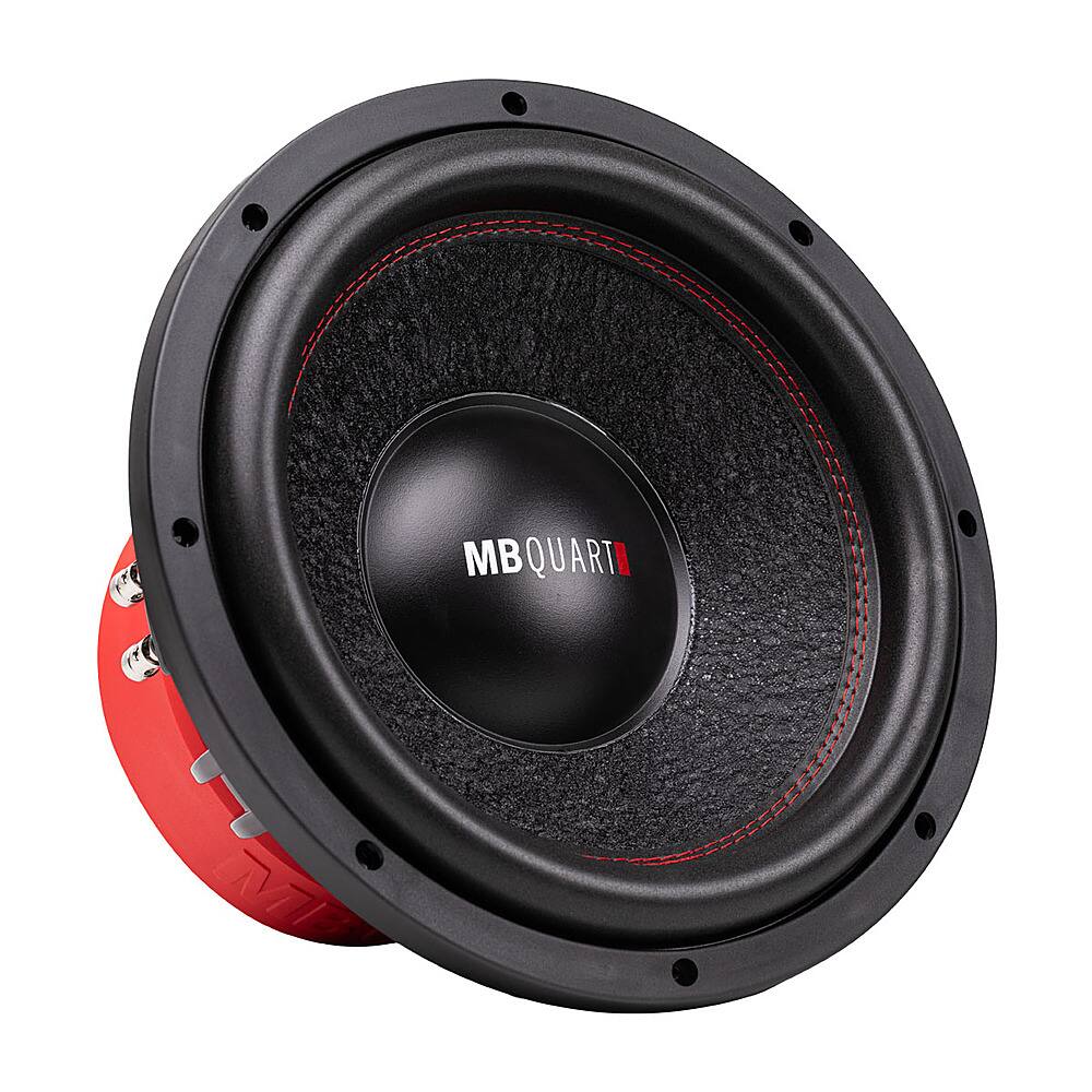 Angle. MB Quart - Reference 12" Dual-Voice-Coil 4-Ohm Mobile Subwoofer - Black.