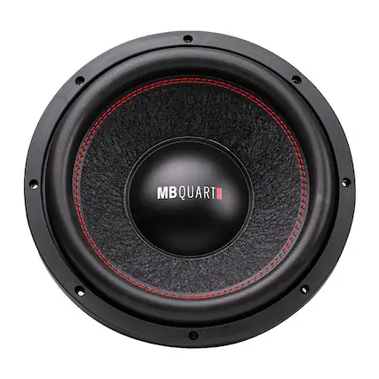 Front. MB Quart - Reference 12" Dual-Voice-Coil 4-Ohm Mobile Subwoofer - Black.