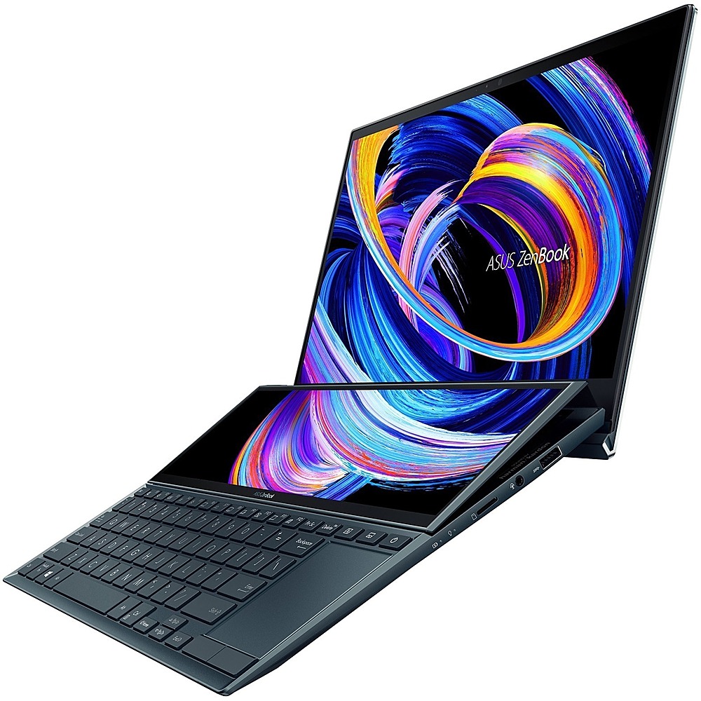 Panter Beperkingen schild Best Buy: ASUS ZenBook Duo 14 UX482 14" Laptop Intel Core i7 16 GB Memory  NVIDIA GeForce MX450 1 TB SSD Celestial Blue UX482EGR-XB74T