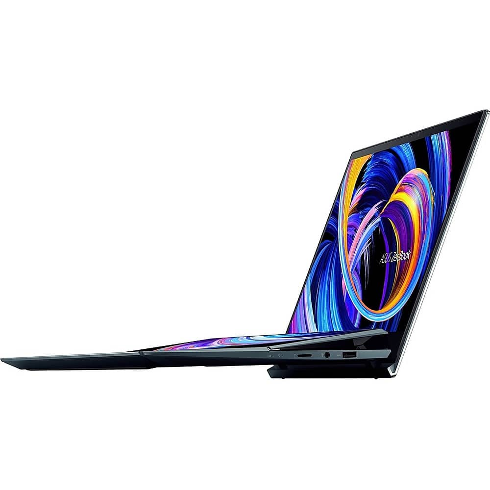 Alt View 31. ASUS - ZenBook Duo 14 UX482 14" Laptop - Intel Core i7 - 16 GB Memory - NVIDIA GeForce MX450 - 1 TB SSD - Celestial Blue.