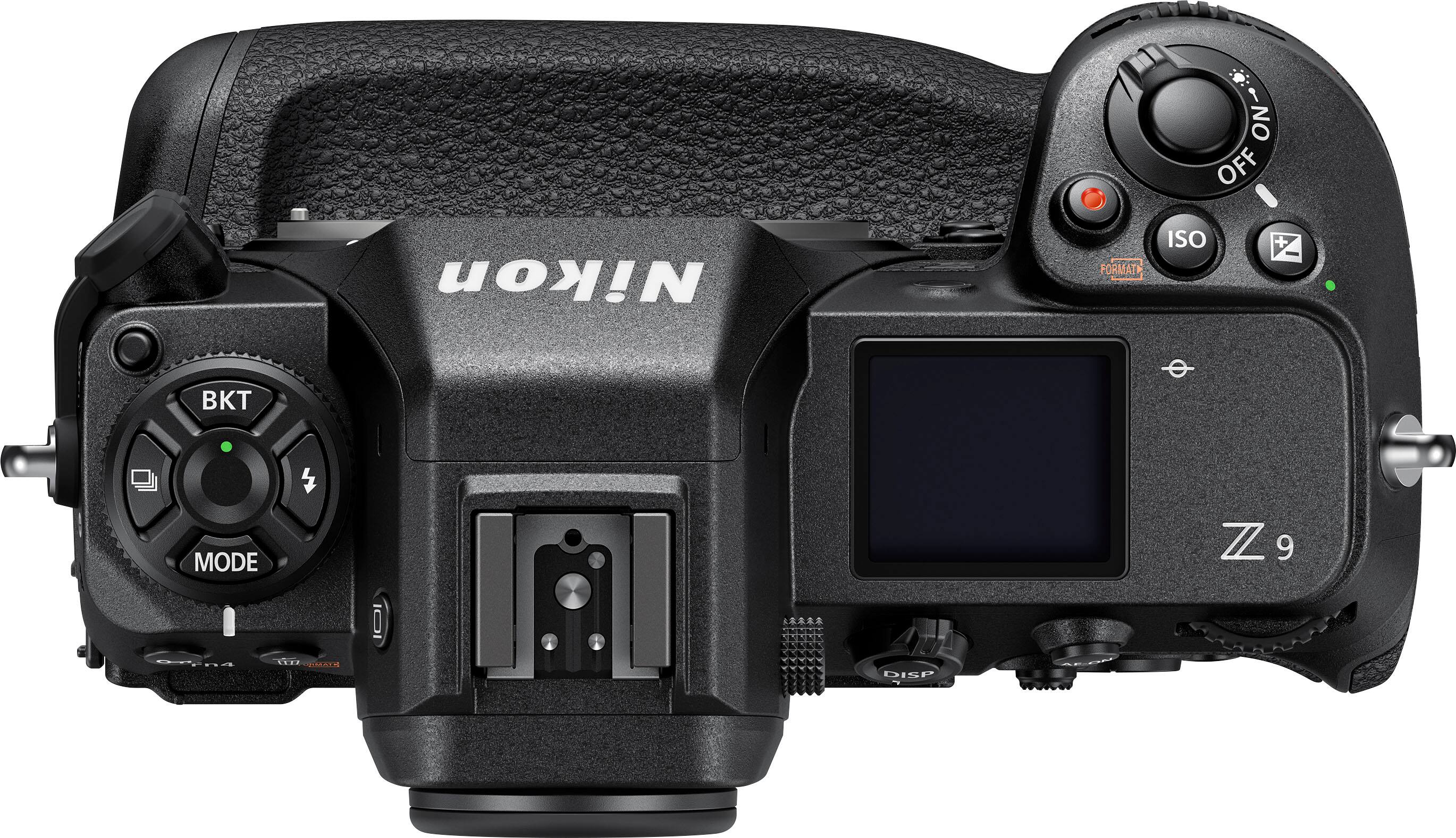 Top. Nikon - Z 9 8K Video Mirrorless Camera (Body Only) - Black.