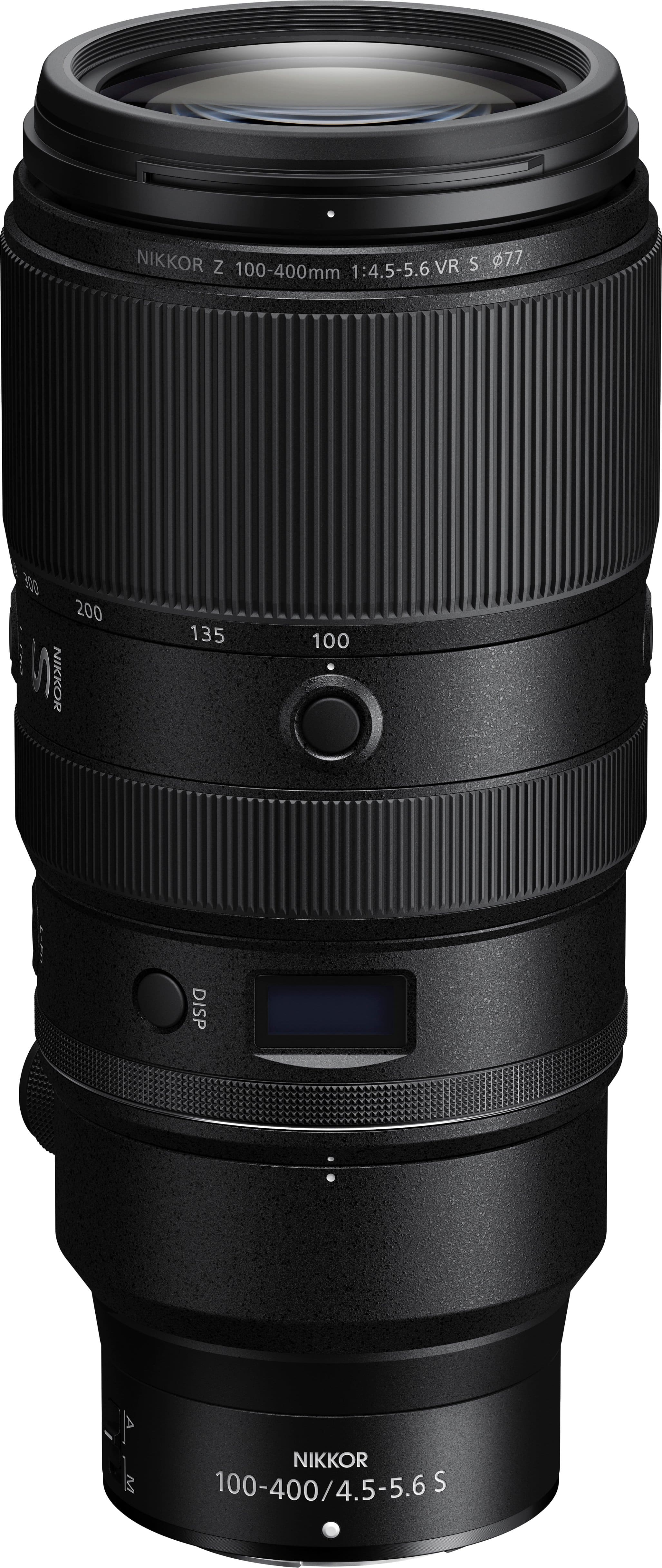 Front. Nikon - NIKKOR Z 100-400mm f/4.5-5.6 VR S Super-Telephoto Lens for Z Series Mirrorless Cameras - Black.