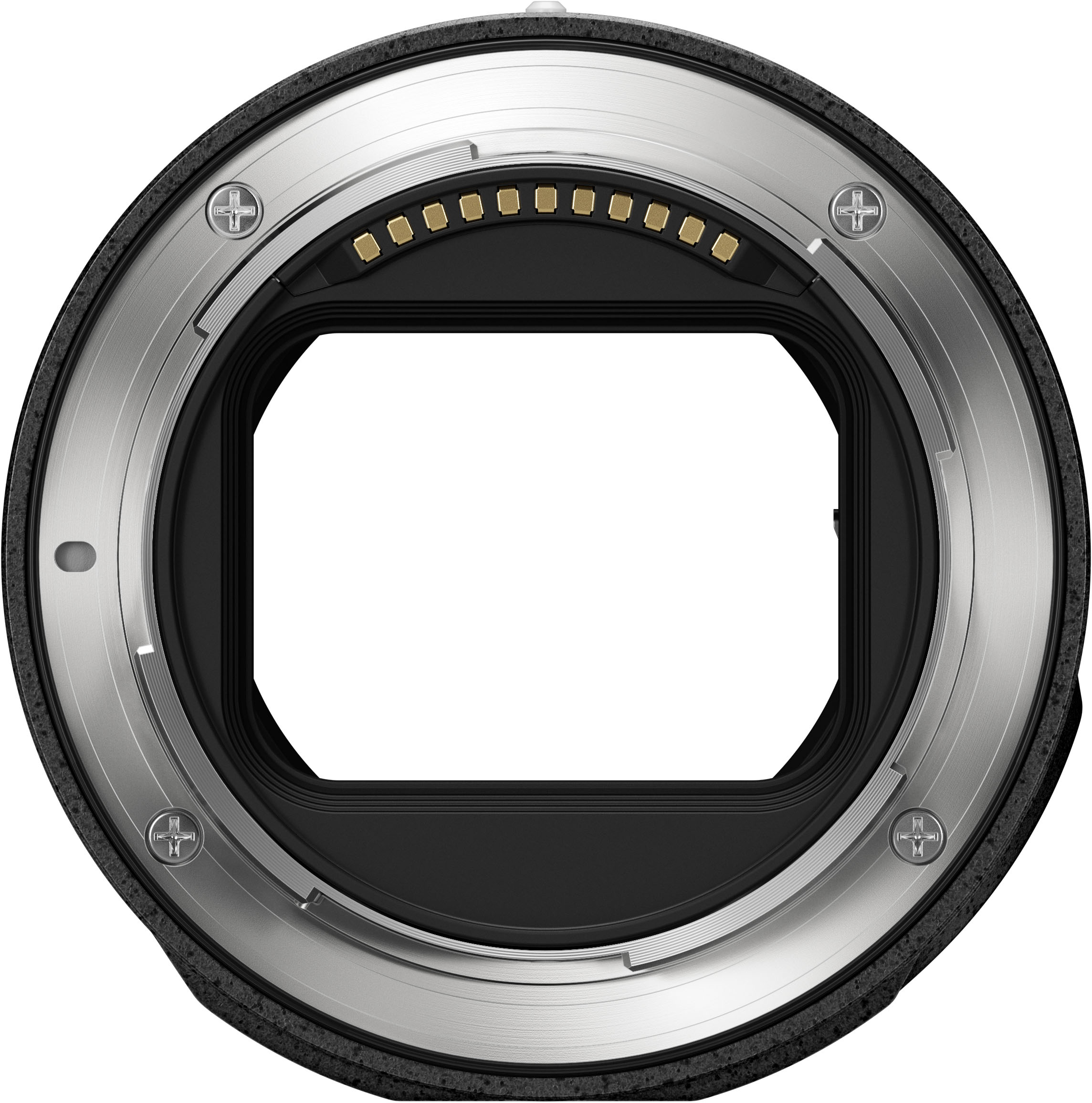Left View: Platinum™ - Body Cap and Rear Lens Cap for Sony - Black