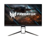 Front Zoom. Acer - Predator XB323QK NV 31.5 IPS LED UHD Agile Splendor-G-SYNC Compatible Gaming Monitor–144Hz–Up to 0.5ms–1xDP–2xHDMI 2.1 - Black.