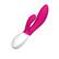 Alt View 17. Lelo - INA WAVE 2 - Dual Vibrating Rabbit Massager - Cerise.