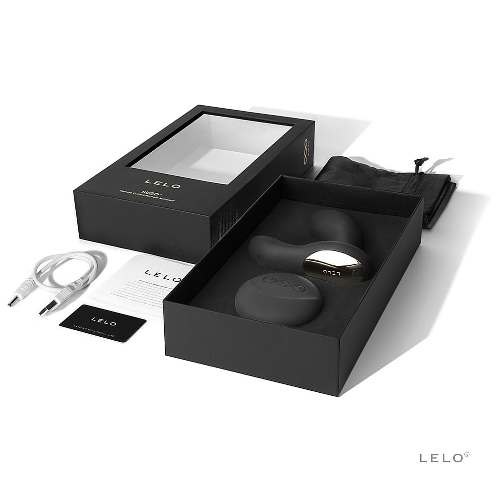 Alt View 12. Lelo - HUGO - Massager - Black.