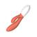 Alt View 18. Lelo - INA 3 - Dual Vibrating Rabbit Massager - Coral Red.