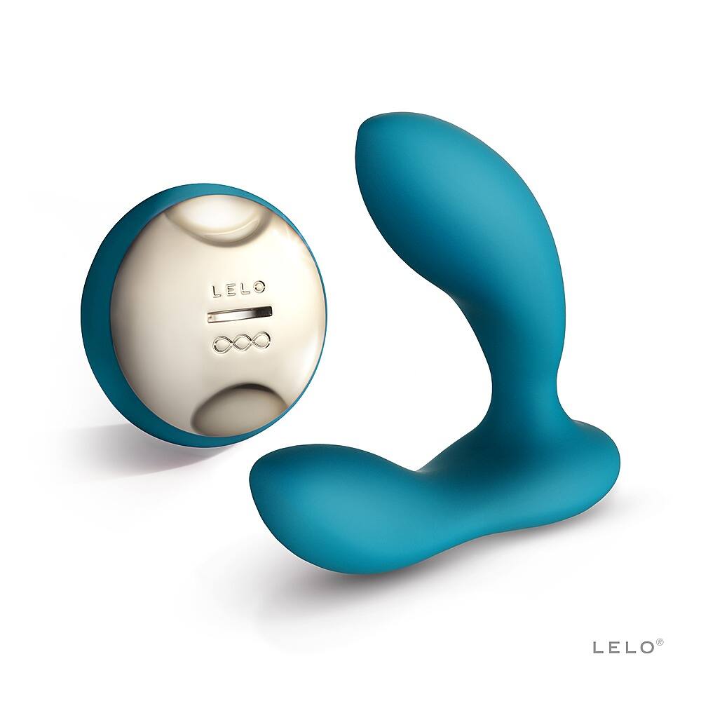 Alt View 11. Lelo - HUGO - Massager - Ocean Blue.