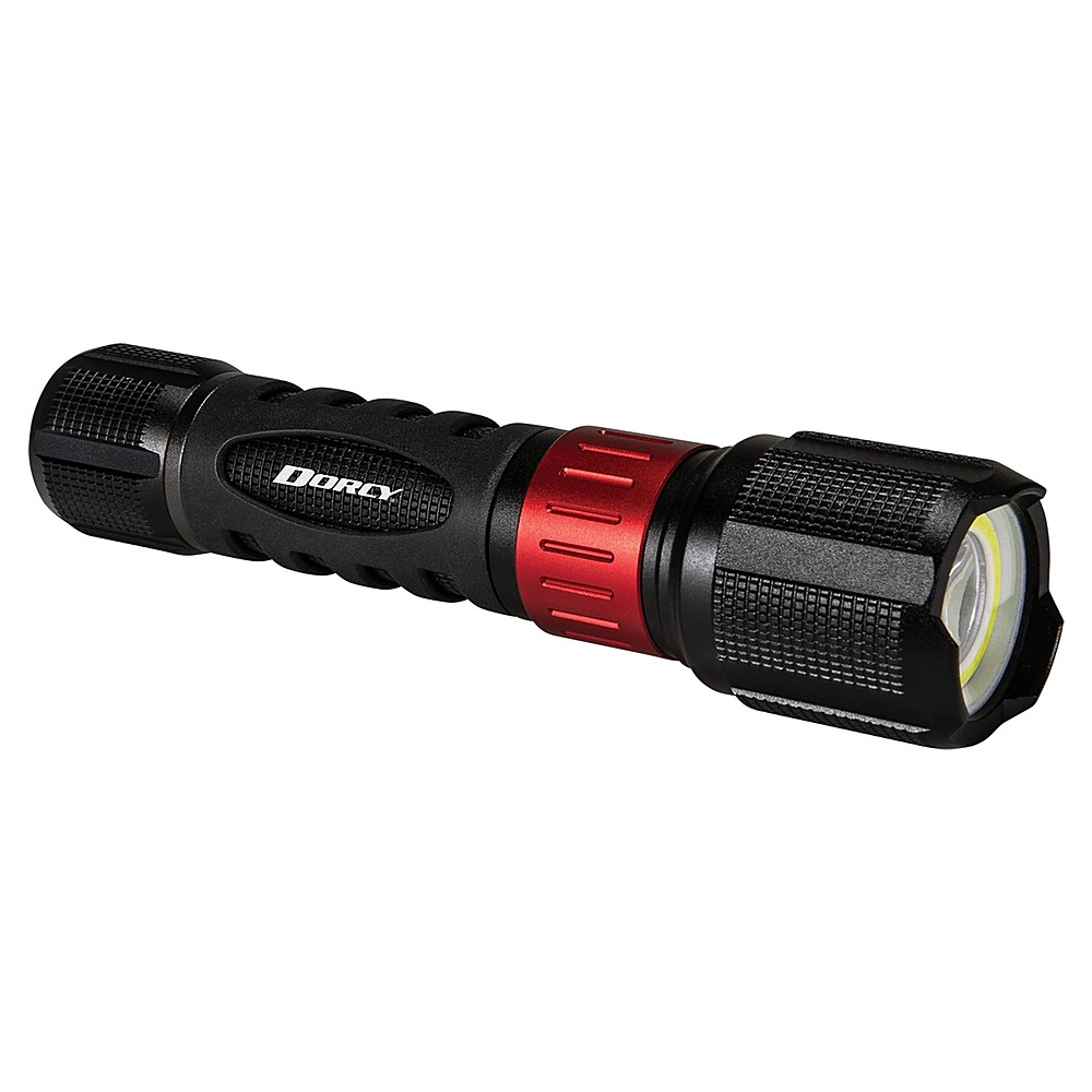 Angle View: Dorcy - 170 Lumen LED Handheld Flashlight - Black with yellow