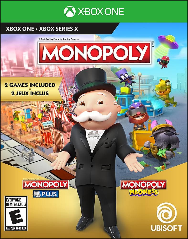 Front. Ubisoft - Monopoly Plus + Monopoly Madness.