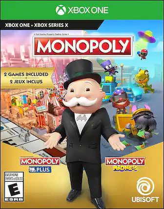Front. Ubisoft - Monopoly Plus + Monopoly Madness. - E (Everyone)