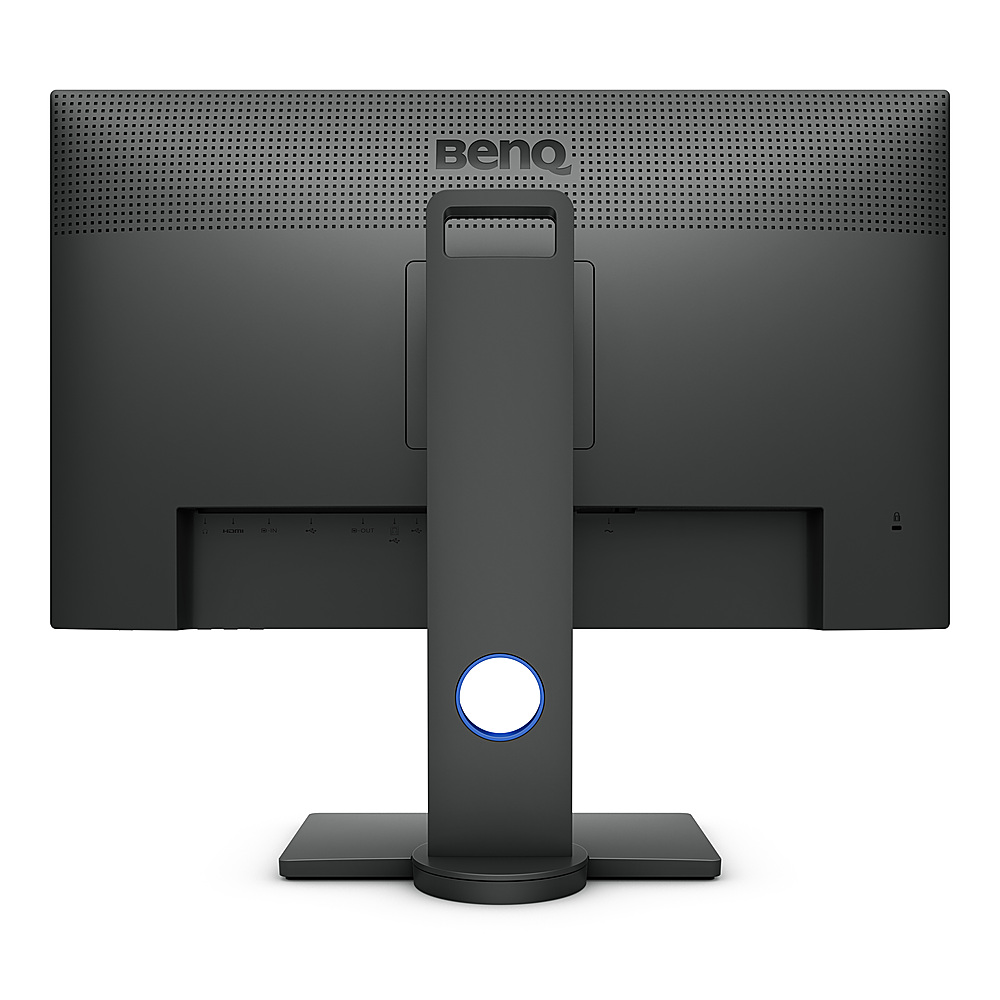 Back View: BenQ - GW2283 22" IPS LED 1080p 60Hz Monitor Optimized for Home & Office with Adaptive Brightness Technology (VGA/HDMI) - Black