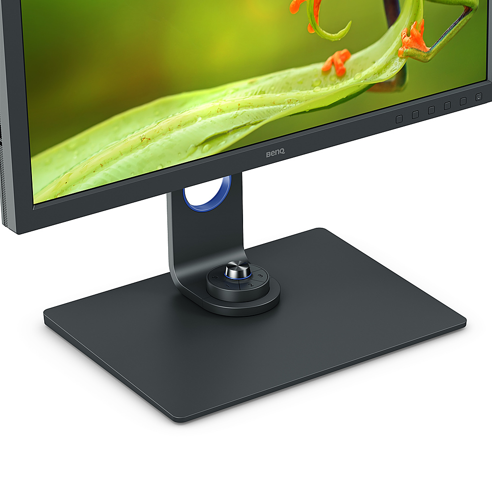 Left View: BenQ - SW271C 27”LED 4K UHD Adobe RGB Photographer Monitor with USB-C | AQCOLOR Technology for Accurate Reproduction