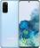 Front. Samsung - Pre-Owned Galaxy S20 5G 128GB (Unlocked) - Cloud Blue.