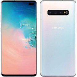 Samsung - Galaxy S10 128GB GSM/CDMA Unlocked - Pre-Owned - Prism White - Front_Zoom