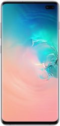 Samsung - Pre-Owned Galaxy S10+ 4G LTE 128GB (Unlocked) - Prism White - Front_Zoom