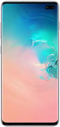 Samsung - Pre-Owned Galaxy S10+ 4G LTE 128GB (Unlocked) - Prism White
