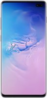 Samsung - Galaxy S10+ 128GB Unlocked GSM/CDMA - Pre-Owned - Prism Blue - Front_Zoom