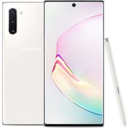 Samsung - Galaxy Note 10 256GB GSM/CDMA Unlocked - Pre-Owned - Aura White - Front_Zoom