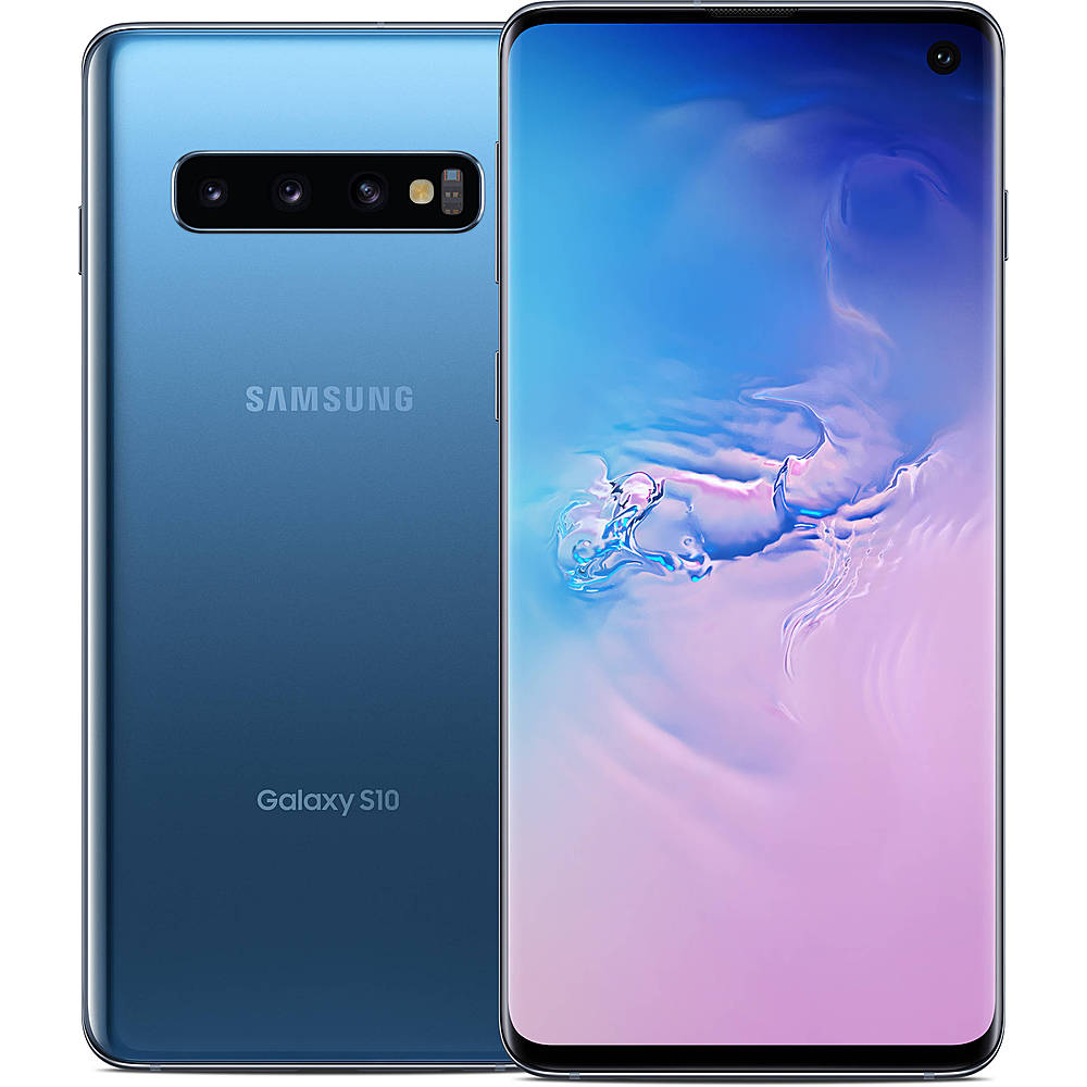 Best Buy: Samsung Pre-Owned Galaxy S10 128GB (Unlocked) Prism Blue