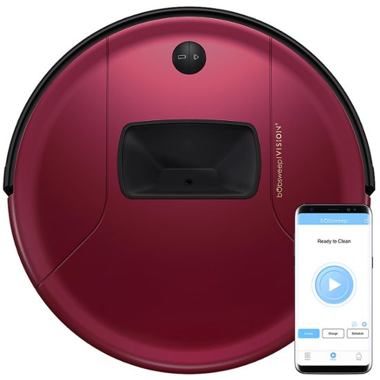Front Zoom. bObsweep - PetHair Vision PLUS Wi-Fi Connected Robot Vacuum & Mop - Beet.
