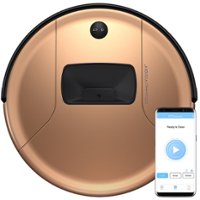 bObsweep - PetHair Vision PLUS Wi-Fi Connected Robot Vacuum & Mop - Beech - Front_Zoom