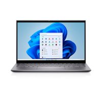 Dell - Inspiron 5410 2-in-1 14.0" Touch Laptop - Intel Core i7 - 8GB Memory - 512GB Solid State Drive - Silver - Front_Zoom