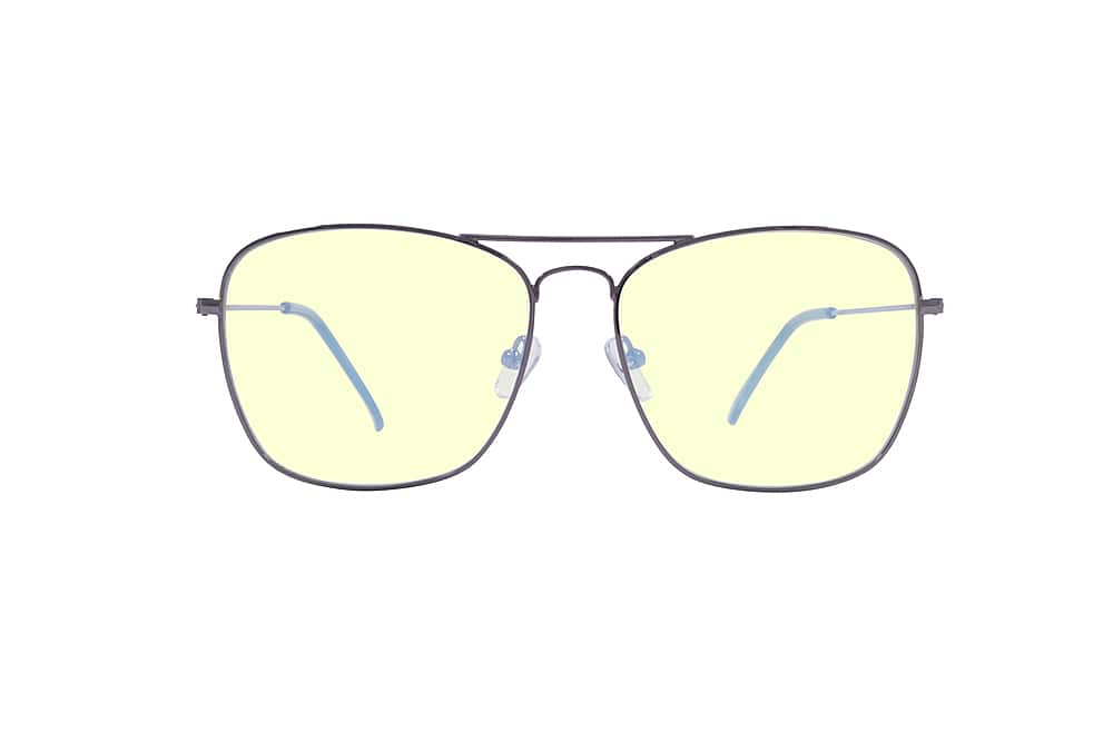 Kreedom - NO CURFEW; 45% Blue Light Filtration, Anti-Fog Coating, Anti-Reflective Mirror, Comfort-LITE Frame, Lifetime Warranty - Gloss Gunmetal/Smoke Temple Tips price history on PriceWatchPro