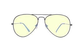 Kreedom - TAKE OFF; 45% Blue Light Filtration, Anti-Fog Coating, Anti-Reflective Mirror, Comfort-LITE Frame, Lifetime Warranty - Gloss Gunmetal/Smoke Temple Tips