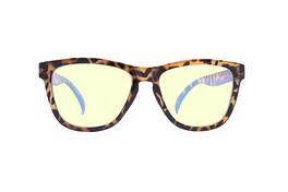 Crusheyes - PAISLEY; 45% Blue Light Filtration, Anti-Fog Coating, Anti-Reflective Mirror, Comfort-LITE Frame, Lifetime Warranty - Gloss Brown Demi