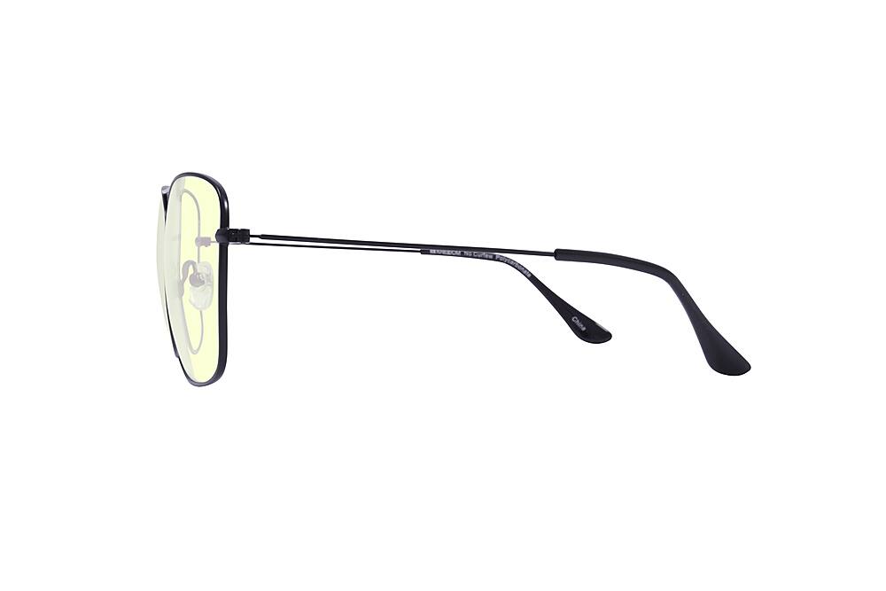 Left. Kreedom - NO CURFEW; 45% Blue Light Filtration, Anti-Fog Coating, Anti-Reflective Mirror, Comfort-LITE Frame, Lifetime Warranty - Matte Black + Black Temple Tips.