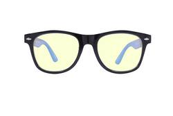 Kreedom - NOSTALGIC; 45% Blue Light Filtration, Anti-Fog Coating, Anti-Reflective Mirror, Comfort-LITE Frame, Lifetime Warranty - Gloss Black - Front_Zoom