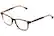 Left. Felix Gray - Nash Blue Light Glasses (with case & cloth) - Whiskey Tortoise.