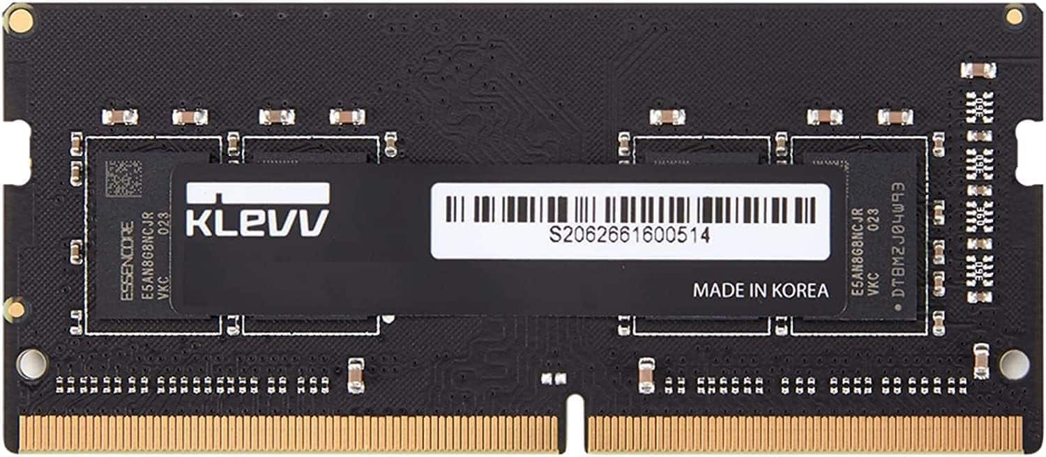 KLEVV - KD48GS880-32N220A DDR4 8GB (1x8GB) 3200MHz CL22 1.2V SODIMM Laptop Ram Memory SK Hynix Chip