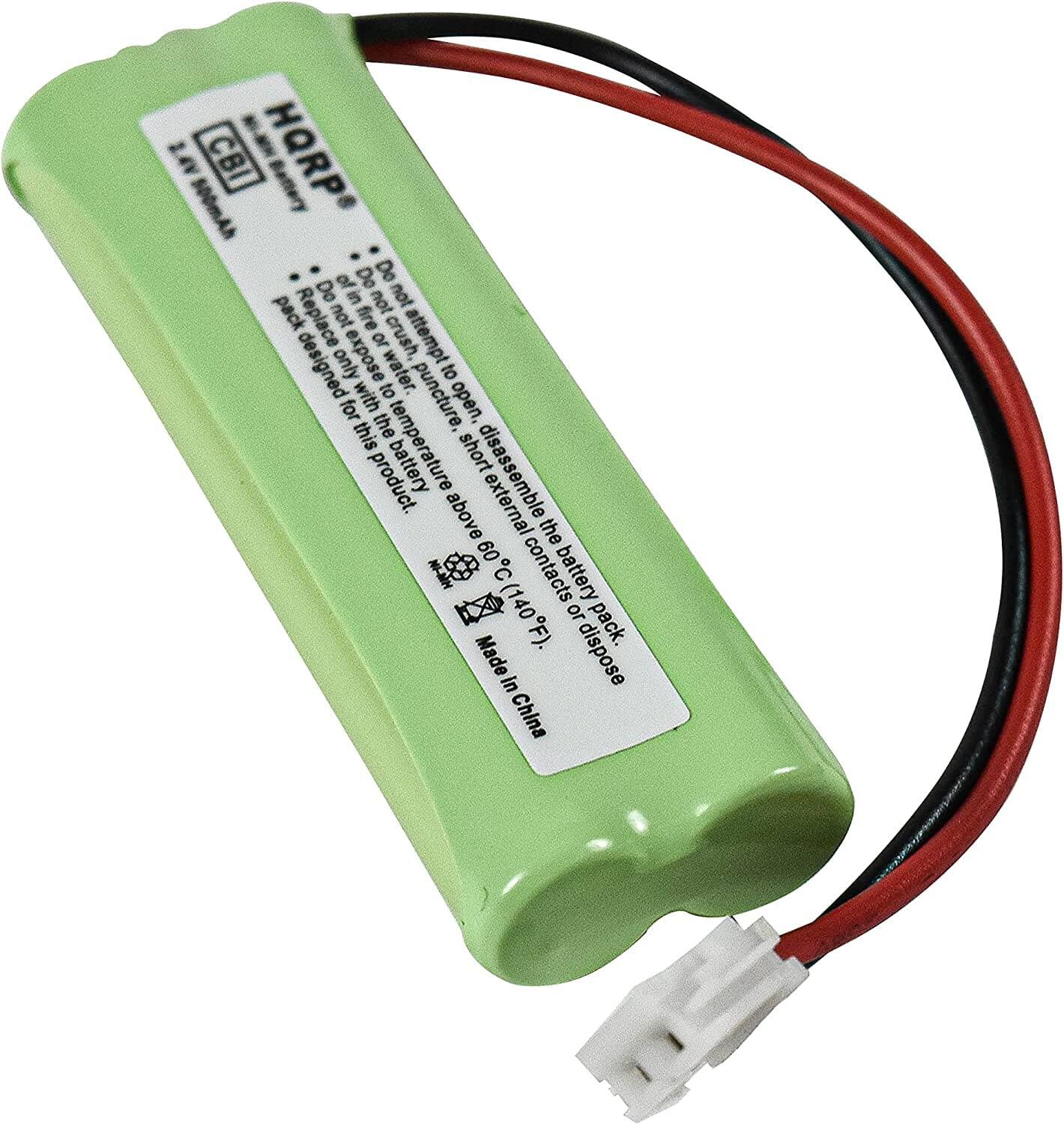 2.4V CBI HQRP of Do Do Do in not not pack Replace not fire designed only expose or crush, attempt with to water. puncture, to for on, this the product. temperature battery short disassemble above external the 60 o (1 140 contacts battery or pack. F). Made in dispose China