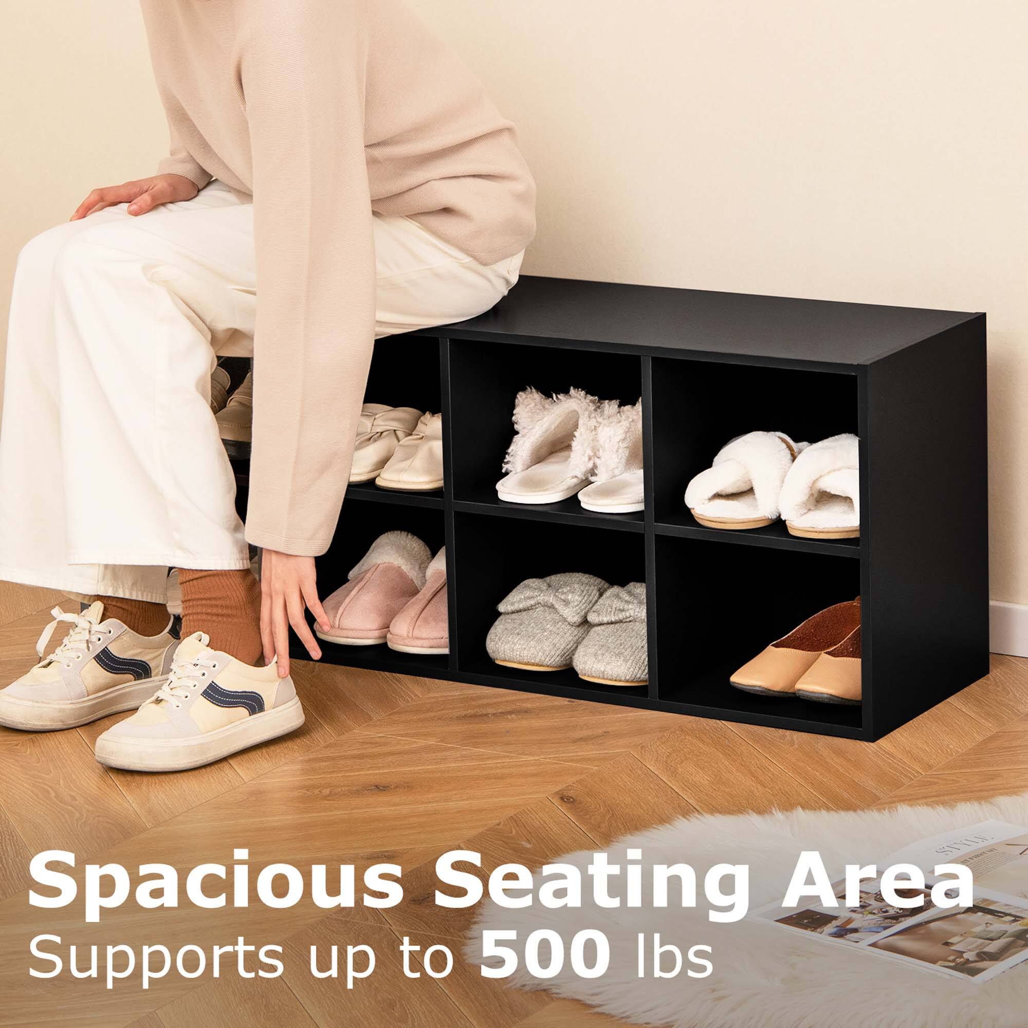 "Spacious Seating Area Supports up to 500 lbs."
