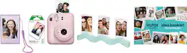 Fujifilm - instax mini 12 Holiday Bundle 2026 - Blossom Pink