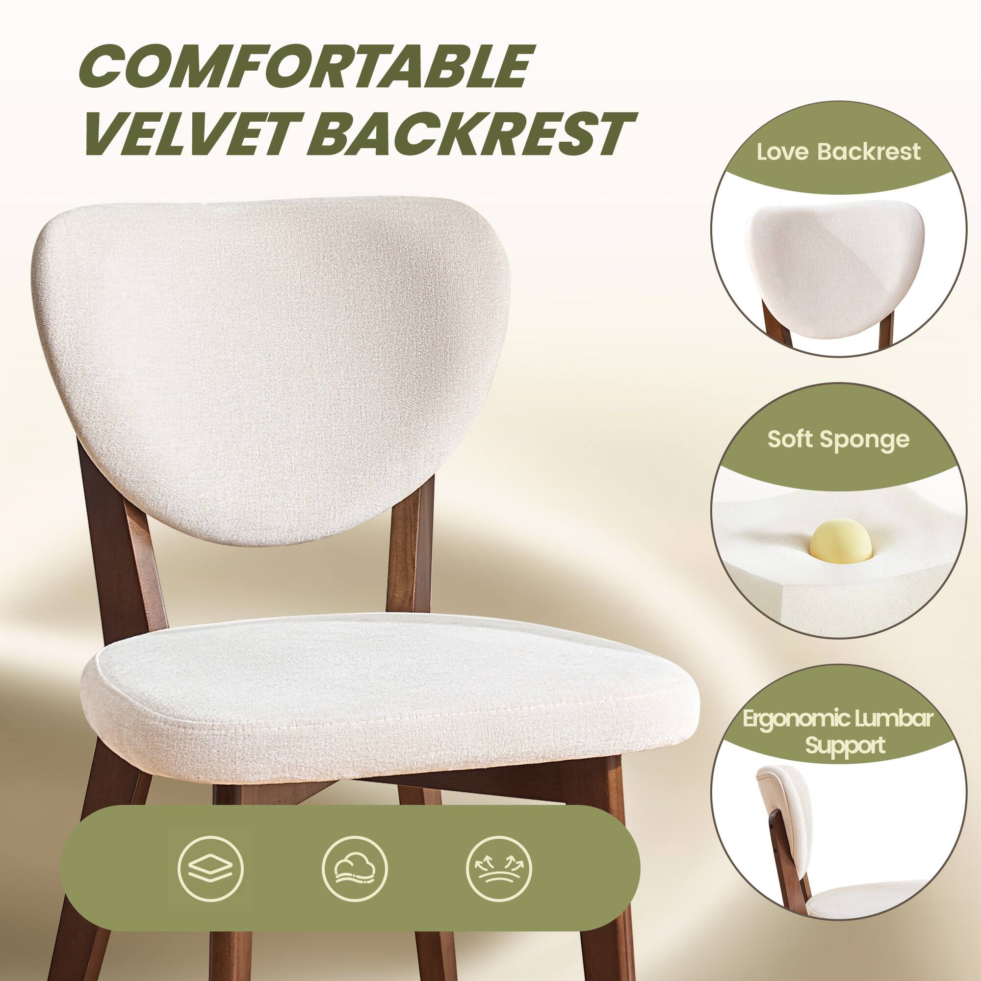 COMFORTABLE VELVET BACKREST

- Love Backrest
- Soft Sponge
- Ergonomic Lumbar Support