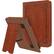 Front. Kitcheniva - PU Leather Stand Case For 6 Inch All New Kindle 11th Gen 2024 2022 Vintage Brown - Vintage Brown.