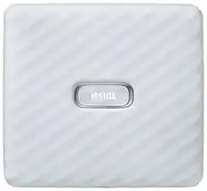 Front. Fujifilm - Instax Link Wide Wireless Photo Printer - Ash White.