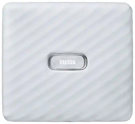 Front. Fujifilm - Instax Link Wide Wireless Photo Printer - Ash White.