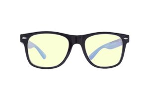 Crusheyes - NOSTALGIC; 45% Blue Light Filtration, Anti-Fog Coating, Anti-Reflective Mirror, Comfort-LITE Frame, Lifetime Warranty - Gloss Black - Front_Zoom