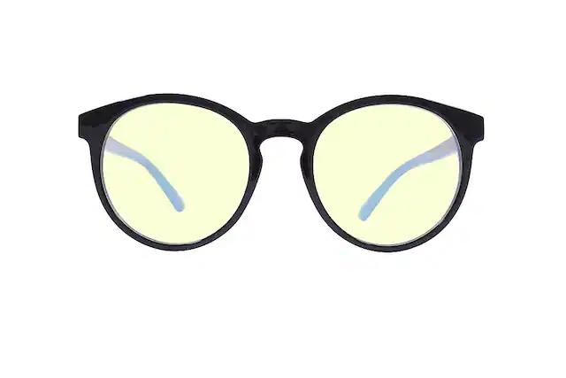 Front. Kreedom - LOTUS; 45% Blue Light Filtration, Anti-Fog Coating, Anti-Reflective Mirror, Comfort-LITE Frame, Lifetime Warranty - Gloss Black.