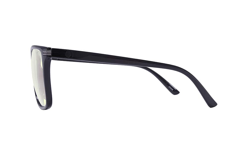 Left View: Crusheyes - ZION; 45% Blue Light Filtration, Anti-Fog Coating, Anti-Reflective Mirror, Comfort-LITE Frame, Lifetime Warranty - Gloss Black