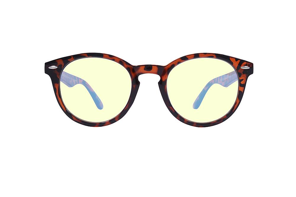 Front. Kreedom - MCKEVIN; 45% Blue Light Filtration, Anti-Fog Coating, Anti-Reflective Mirror, Comfort-LITE Frame, Lifetime Warranty - Gloss Brown Demi.