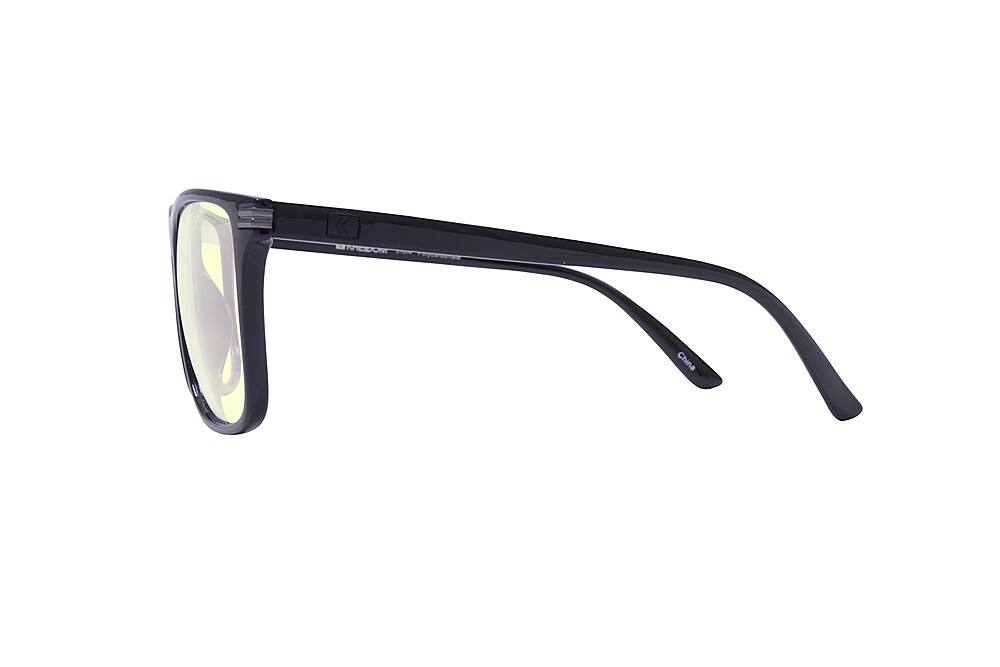 Left View: Kreedom - ZION; 45% Blue Light Filtration, Anti-Fog Coating, Anti-Reflective Mirror, Comfort-LITE Frame, Lifetime Warranty - Gloss Black